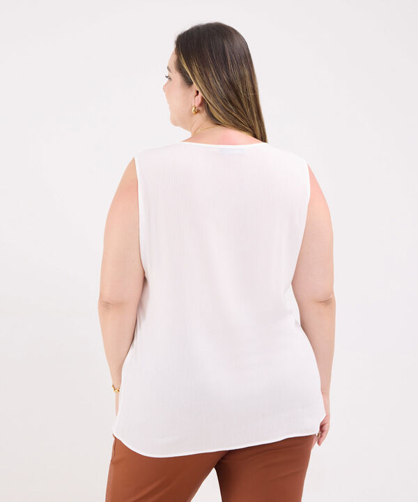 Blusa Manga Sisa Top Interno