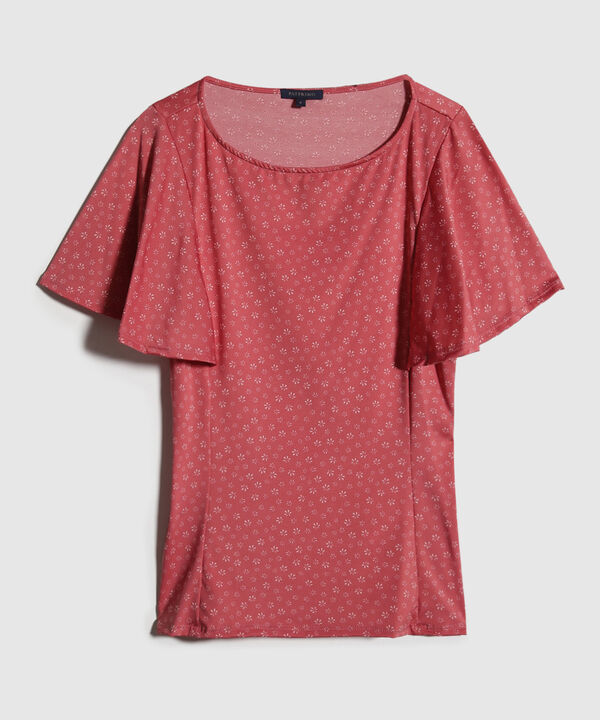 Camiseta Estampada Cuello Redondo