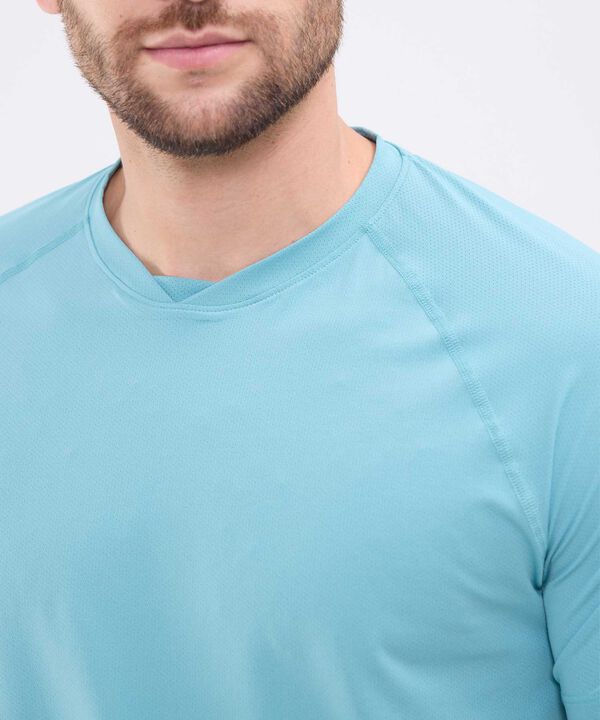 Camiseta Con Textura Para Hombre image number null