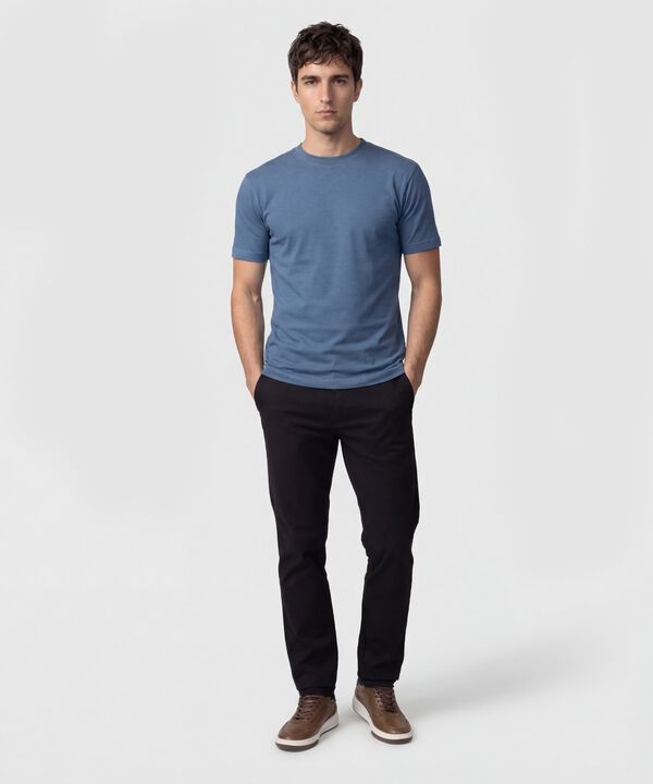 Camiseta Regular Fit Unicolor Para Hombre