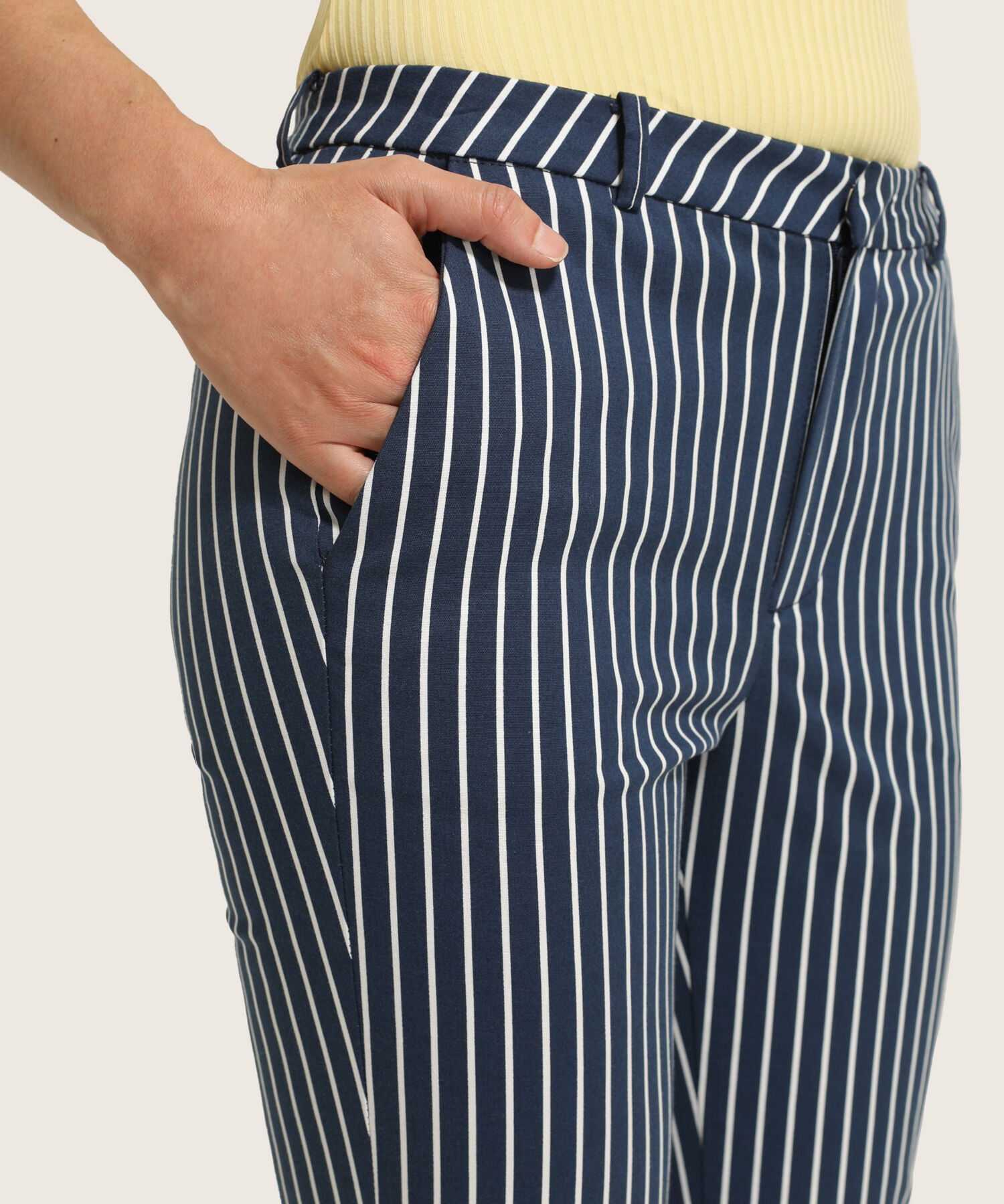 Pantalón Capri a Rayas
