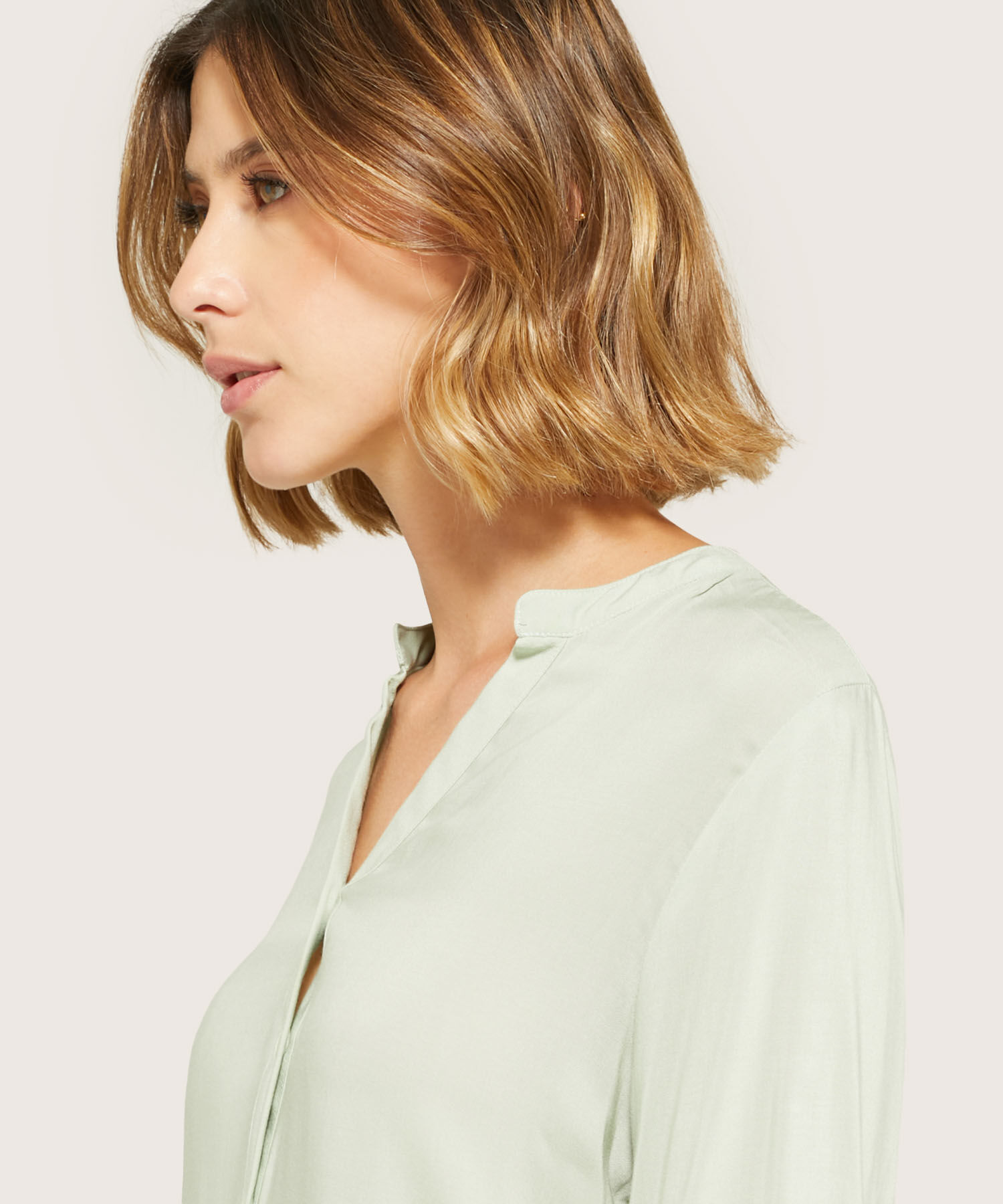 Blusa Manga 3/4 Unicolor