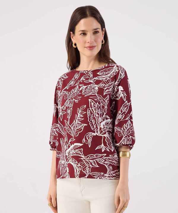 Camiseta Estampado Floral image number null