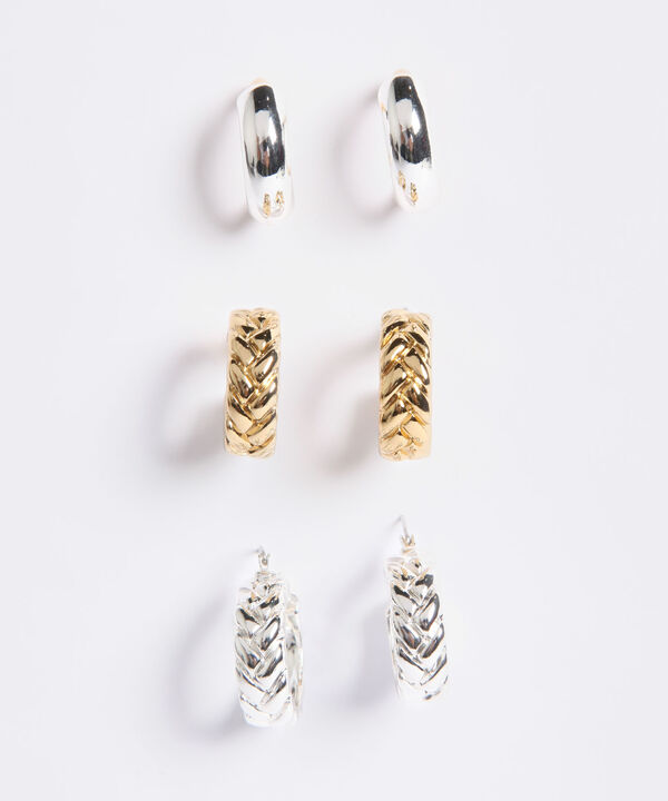 Aretes Set X 3 Pares De Aretes Ref. Kf233-0020-1