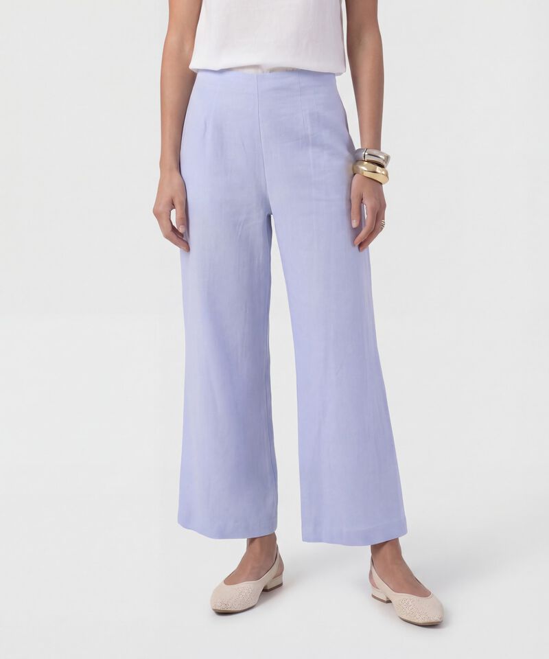 Pantal&oacute;n Culotte Con Pinzas Frontales Mujer