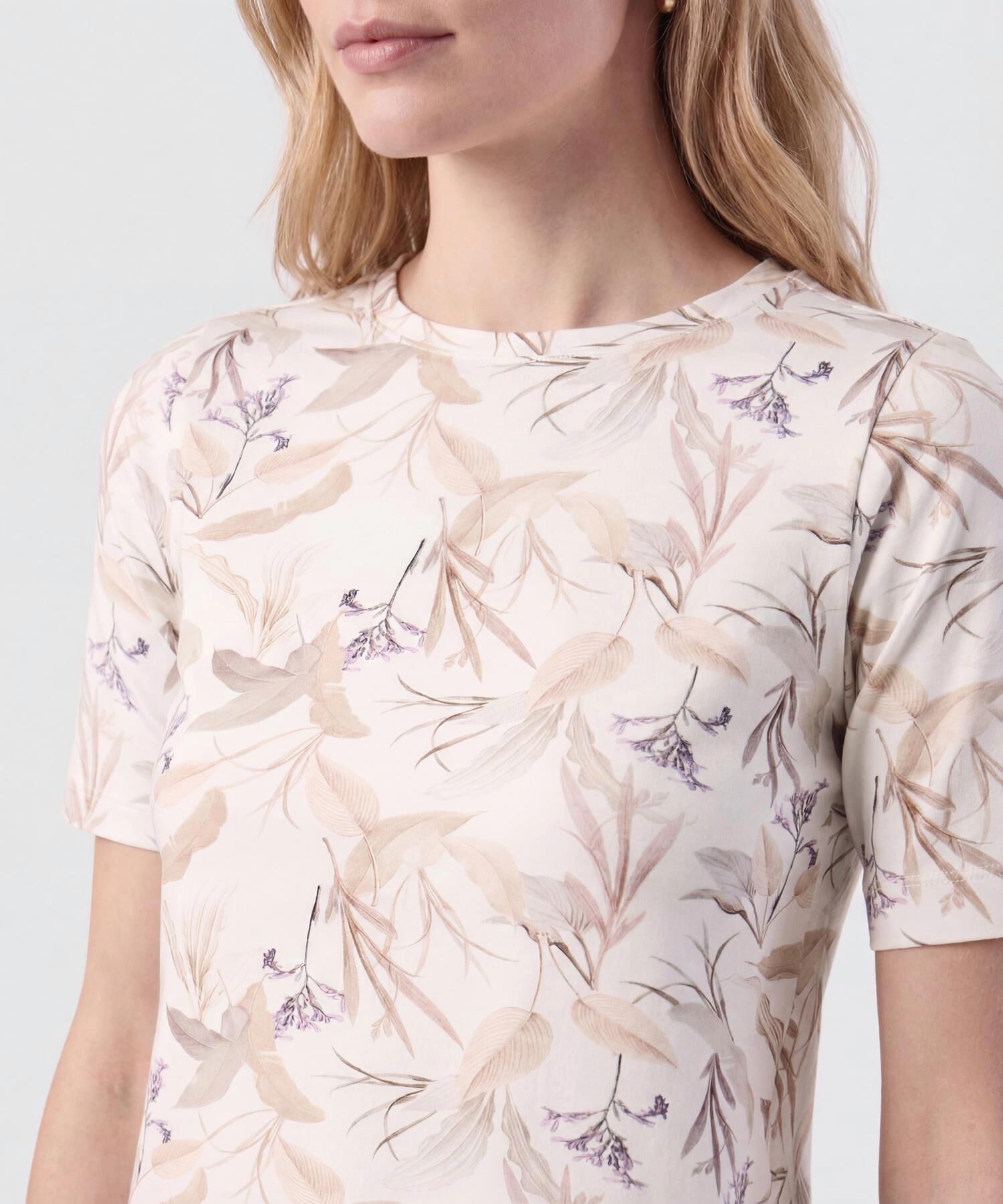 Camiseta De Cuello Cerrado Para Mujer