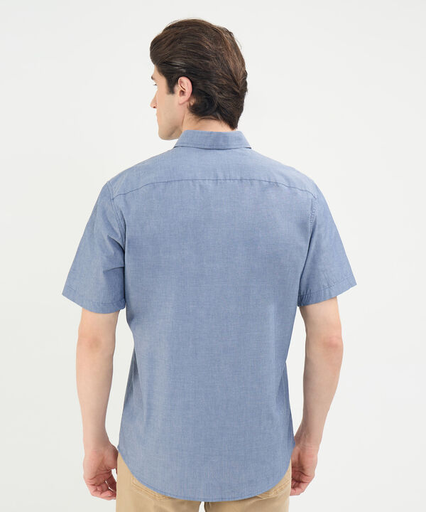 Camisa en Efecto Rústico