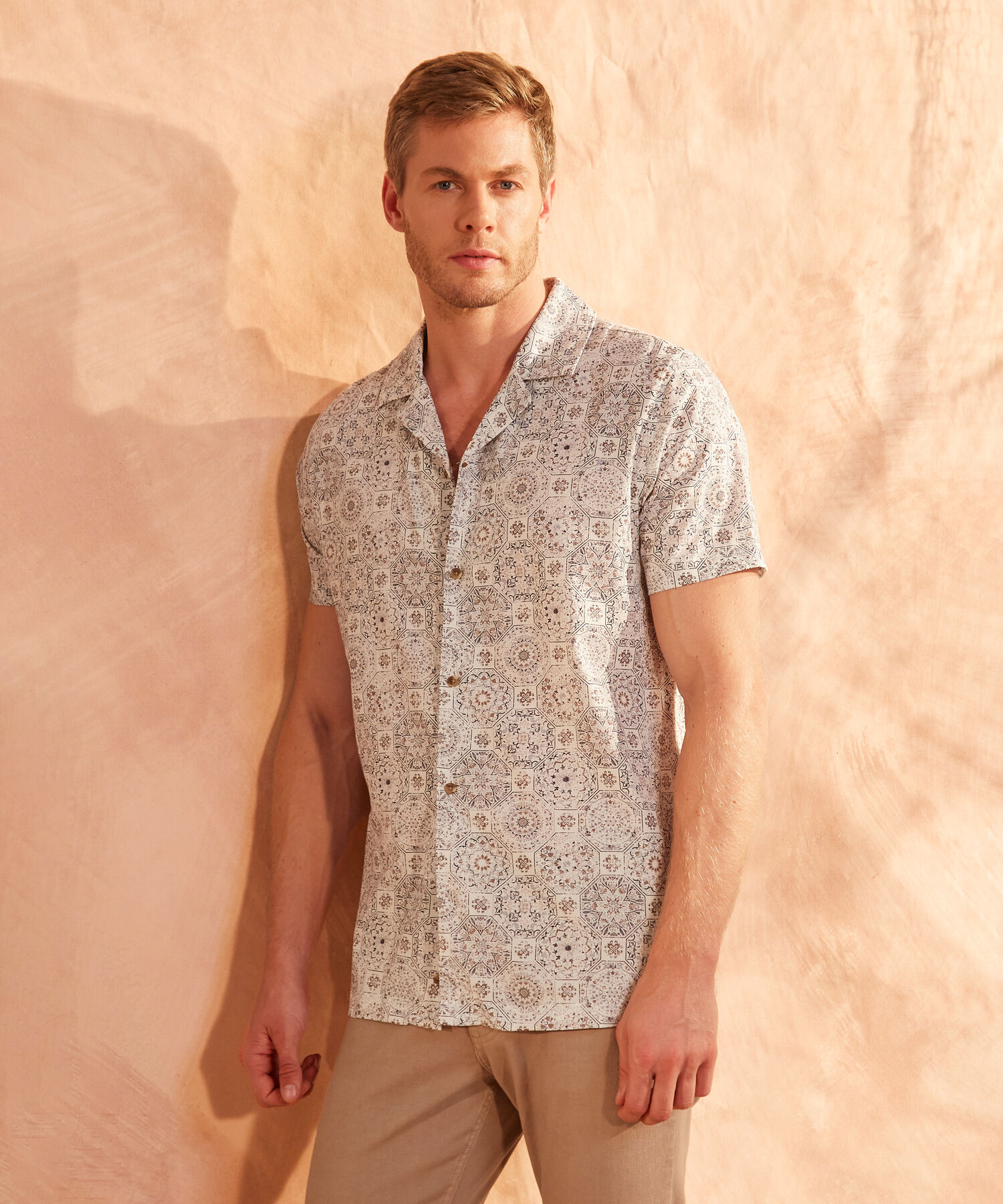 Camisa Manga Corta Estampado
