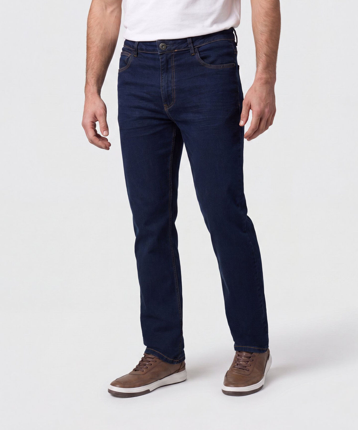 Jean De Corte Recto Tradicional Para Hombre