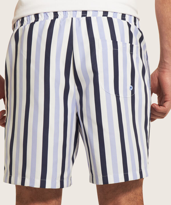 Bermuda Bañadora Estampada Tejido Plano