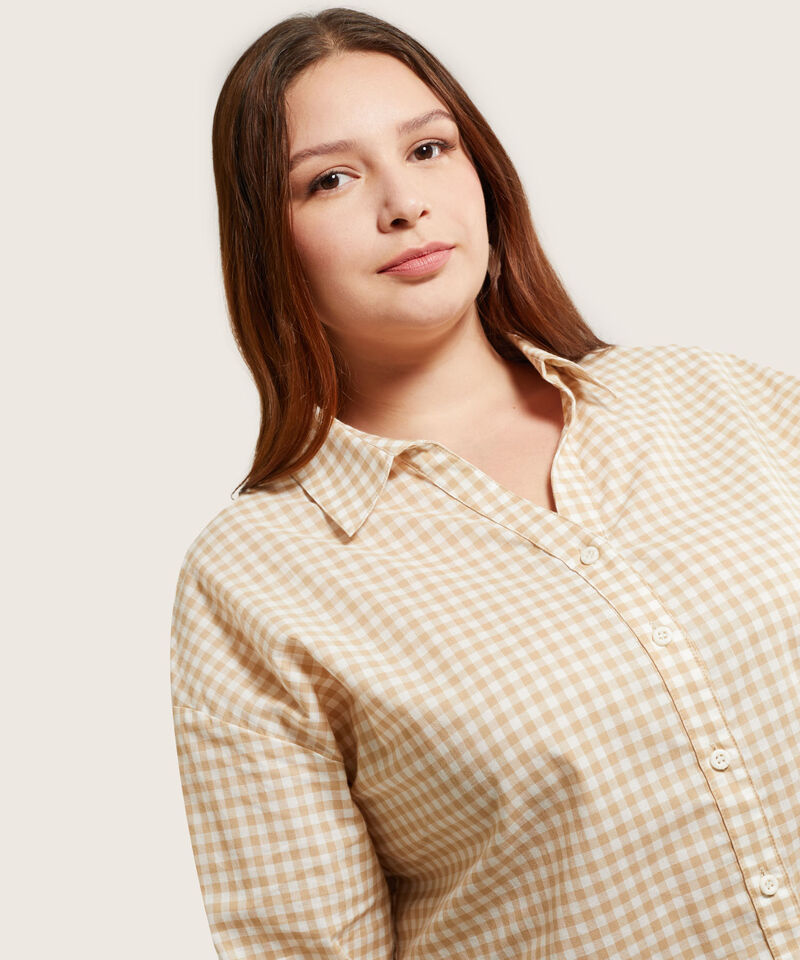 Camisa Manga Corta Con Guardapolvo