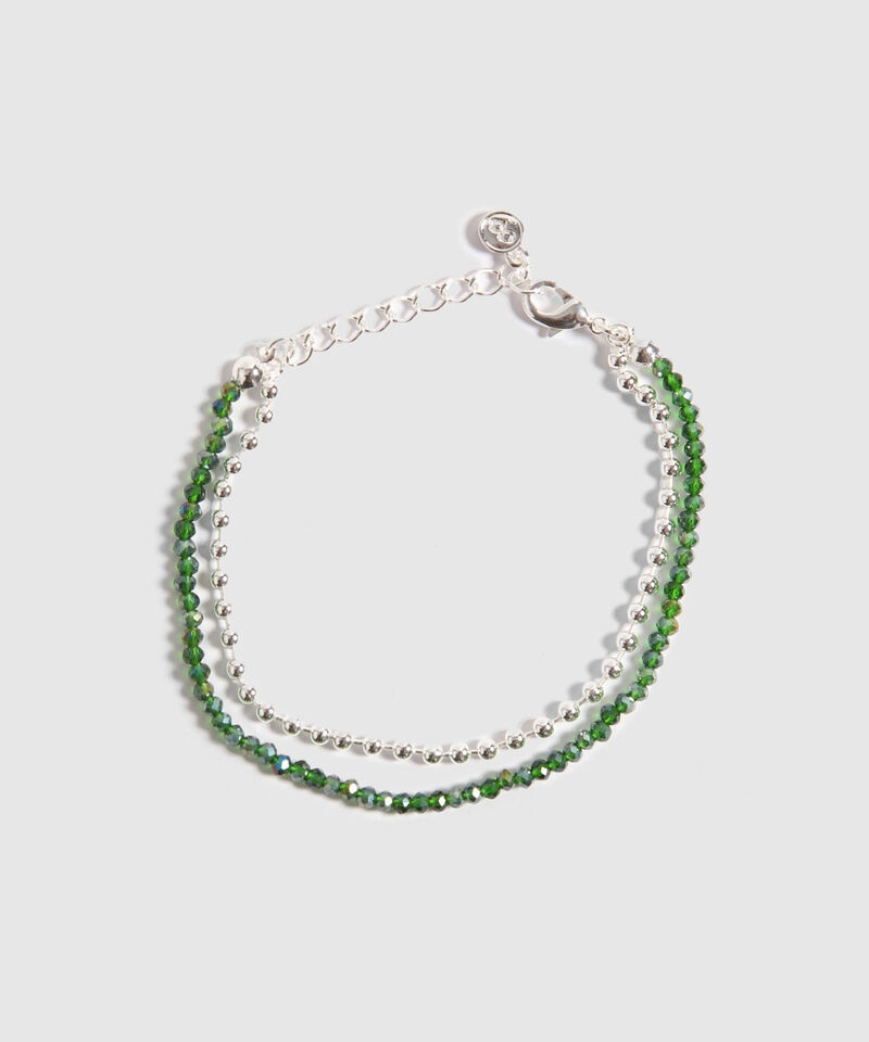 Pulsera Doble con Brillos