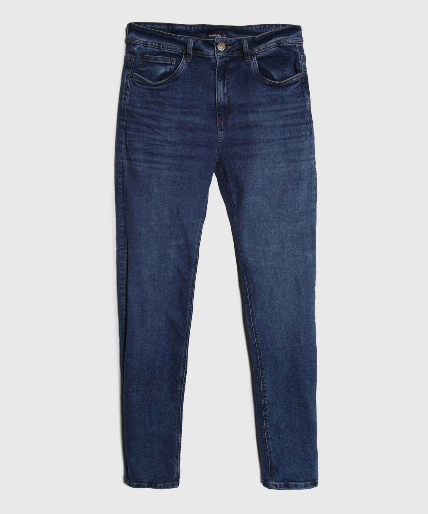 Jean Skinny Tono Azul Medio Oscuro