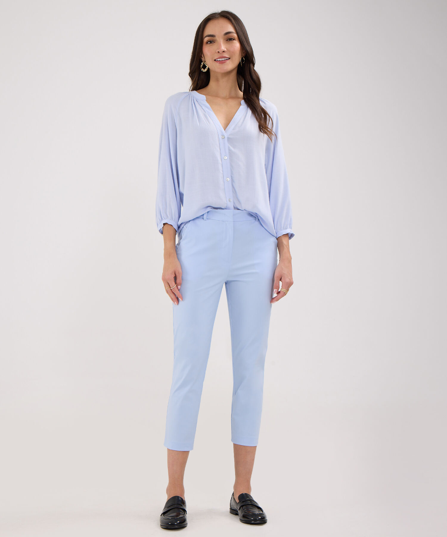 Pantalon Capri Unicolor