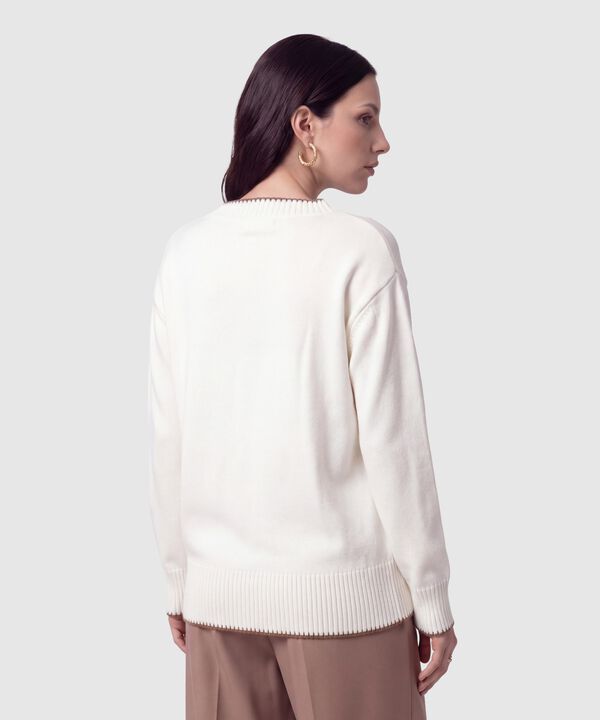 Saco Tejido Cuello En V Para Mujer