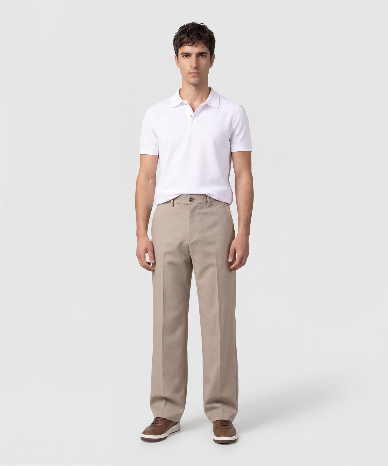 Pantal&oacute;n Corte Recto Para Hombre
