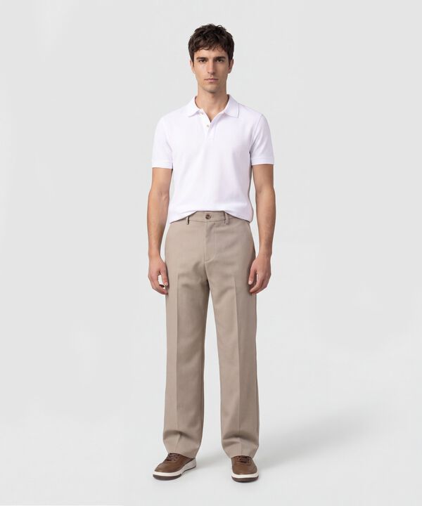 Pantal&oacute;n Corte Recto Para Hombre