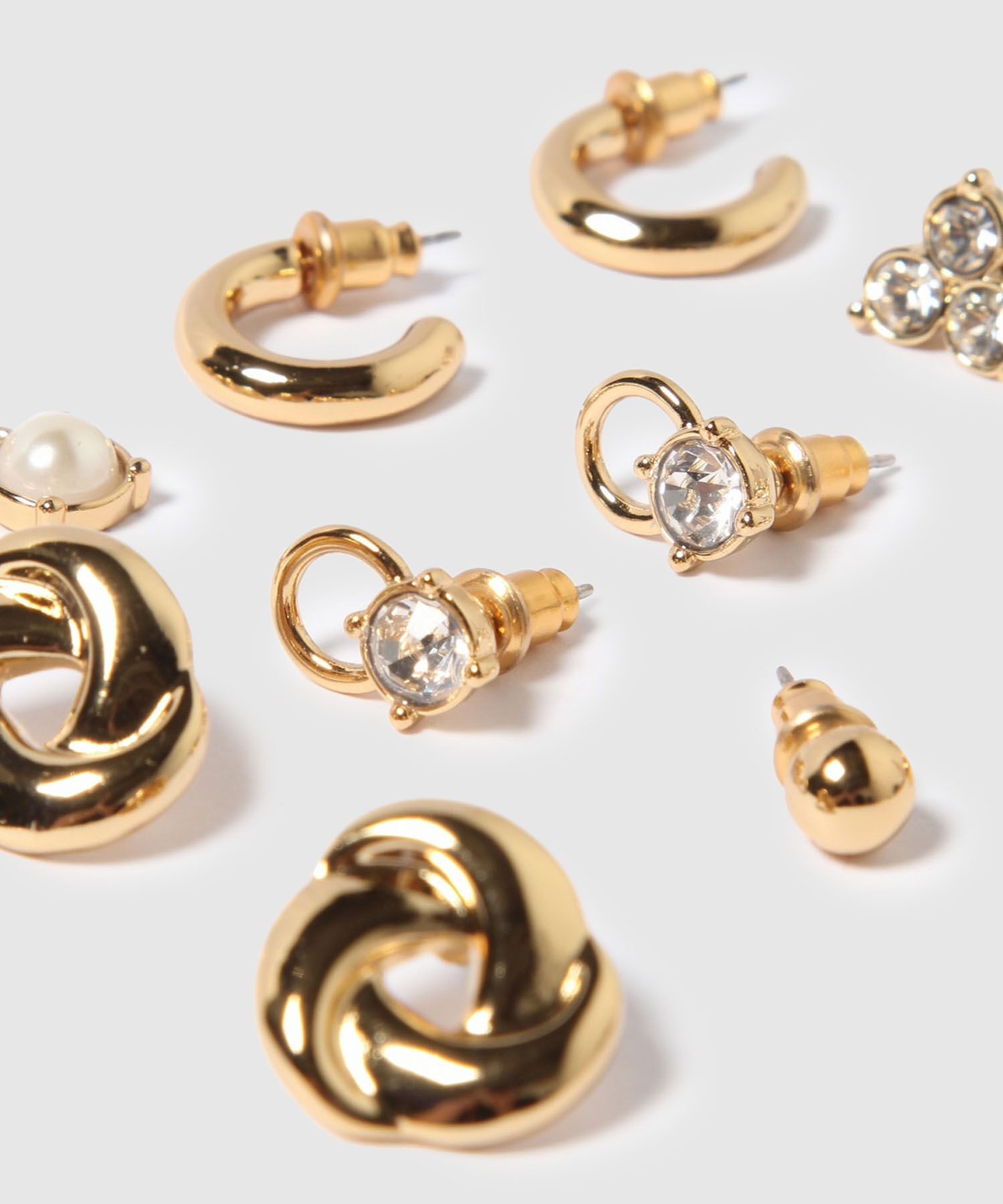 Aretes Set X 6 Pares De Aretes Ref. Kf232-0443