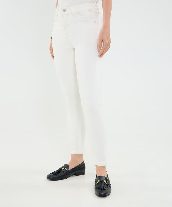 Jean skinny off white para mujer image number null