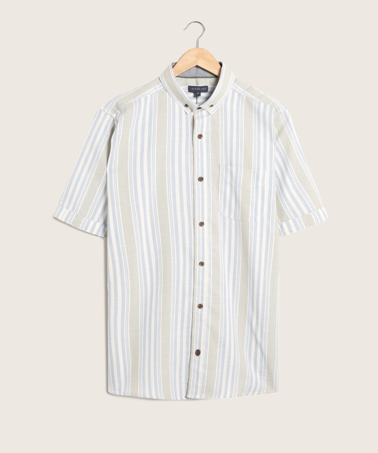 Camisa Manga Corta Cuello Button Dow