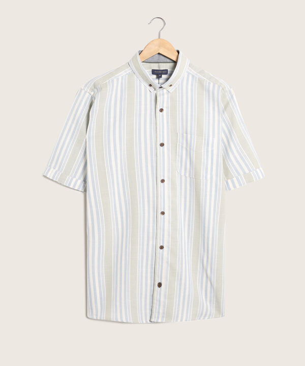 Camisa Manga Corta Cuello Button Dow