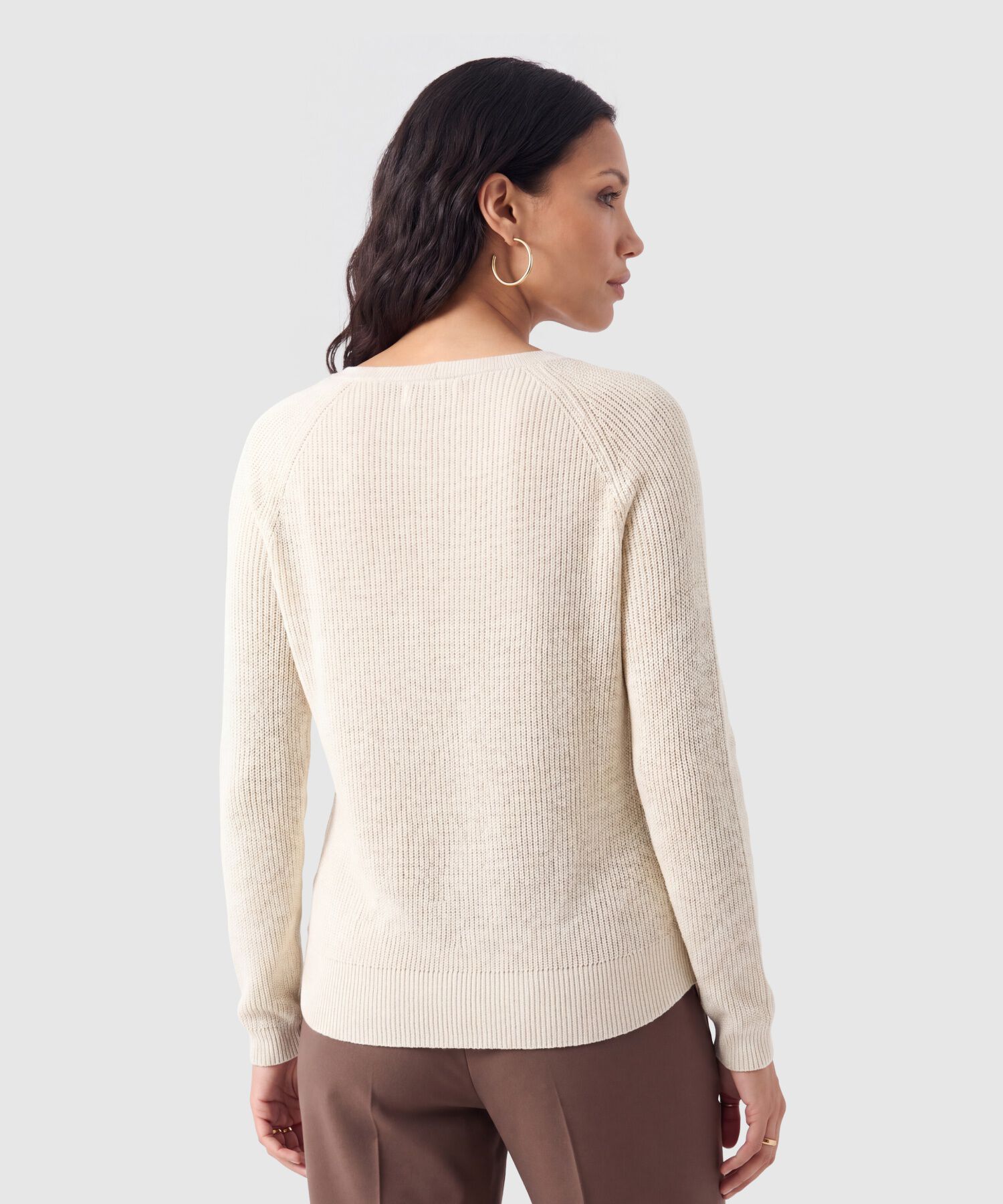 Saco Tejido Escote V Para Mujer