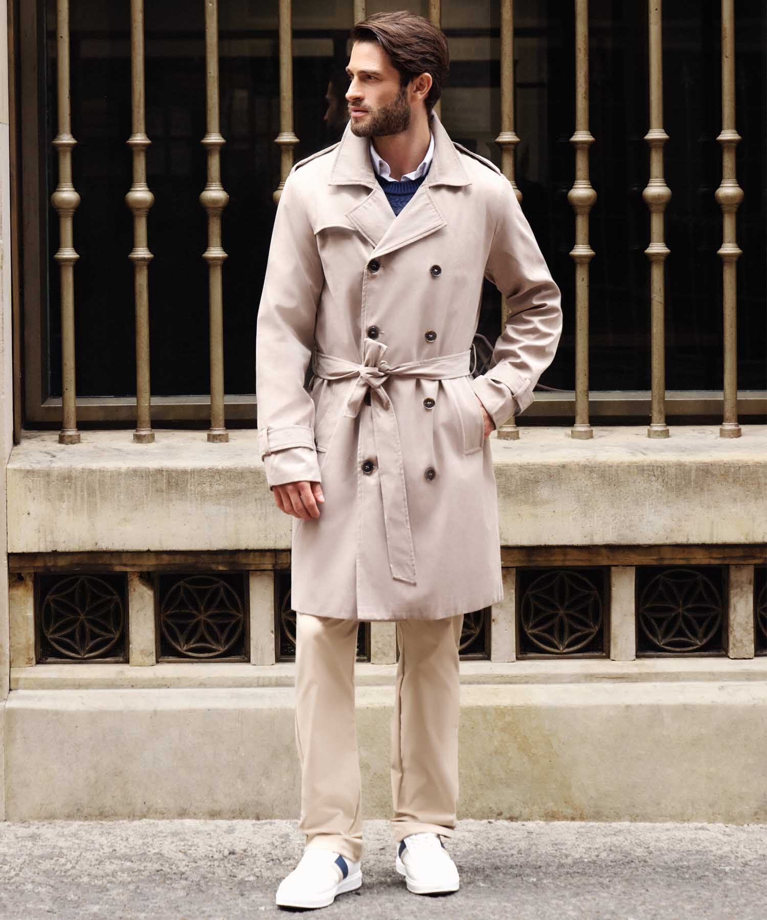 Pantal&oacute;n Unicolor Para Hombre