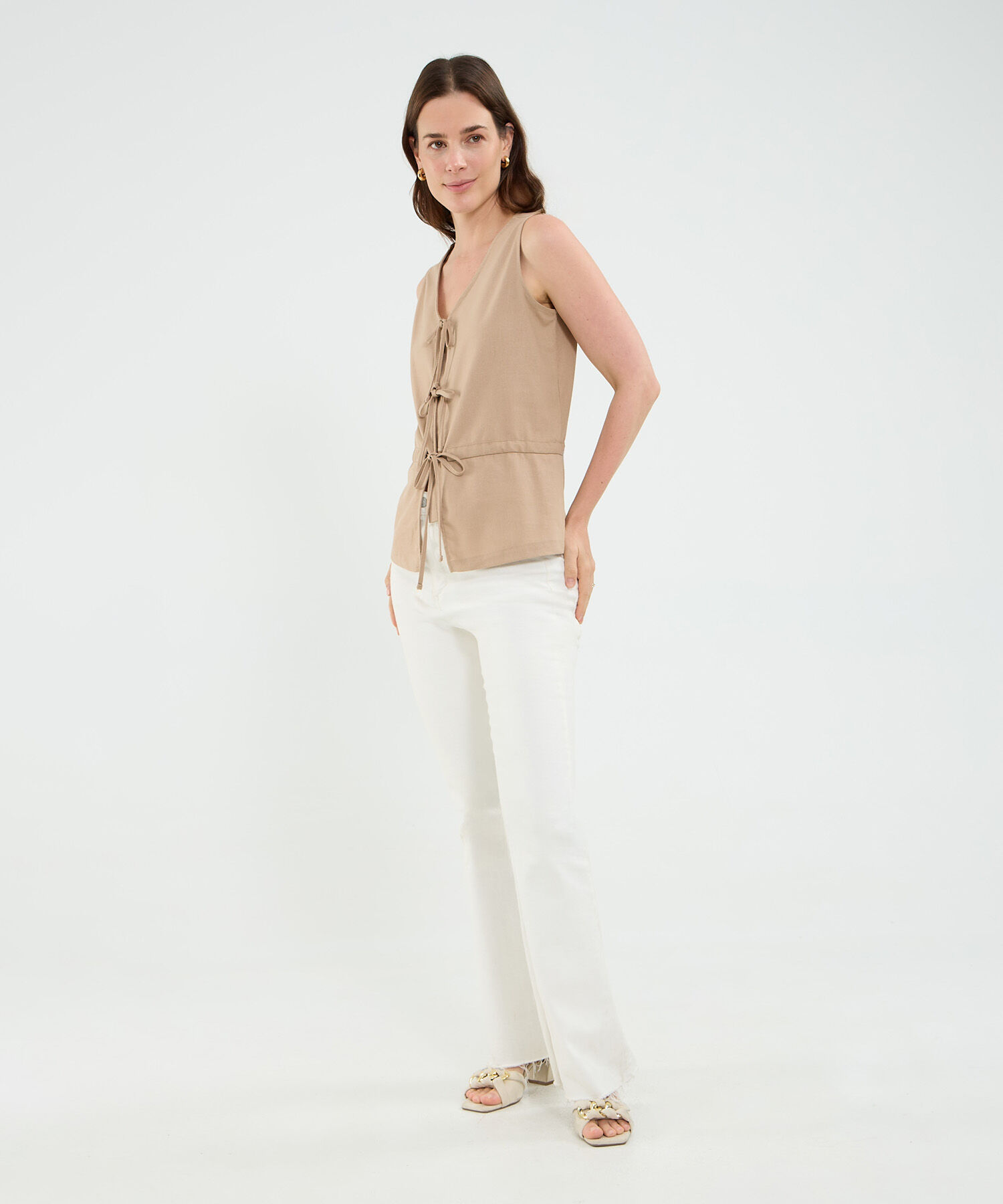 Blusa manga sisa para mujer