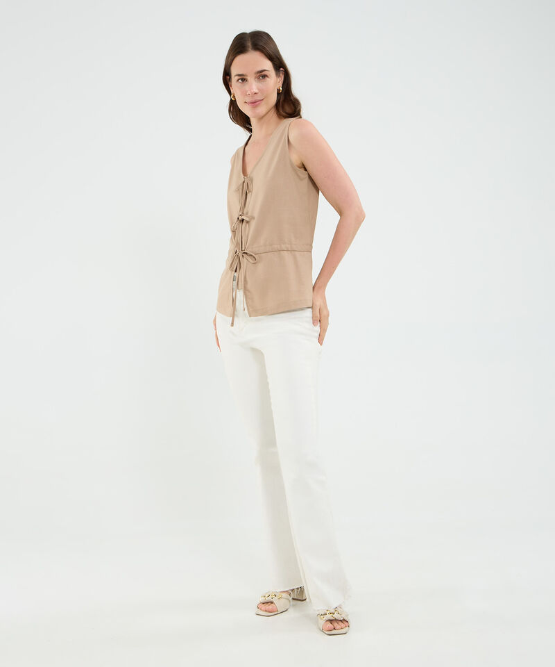 Blusa manga sisa para mujer
