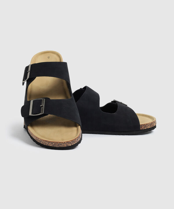 Sandalias en Efecto Cuero