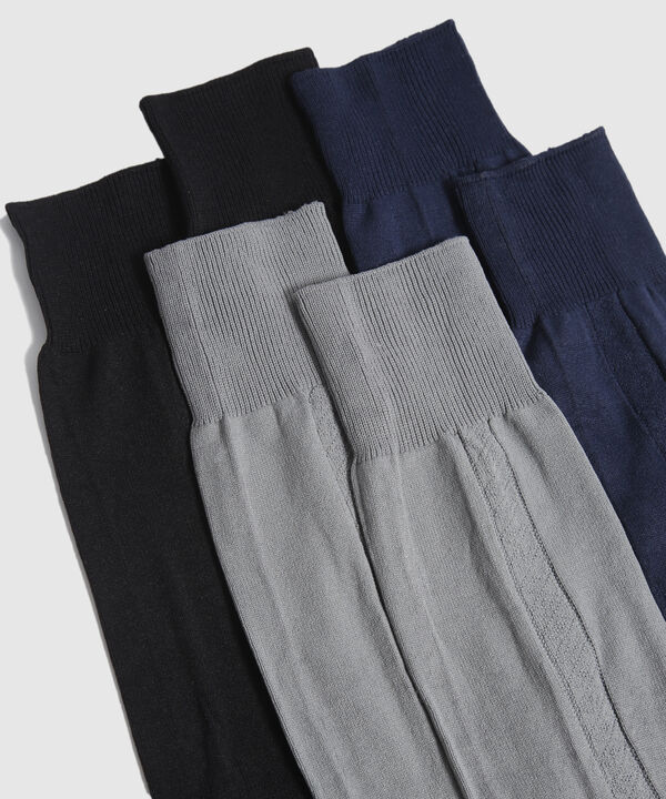 Pack x 3 Medias Largas en Nylon