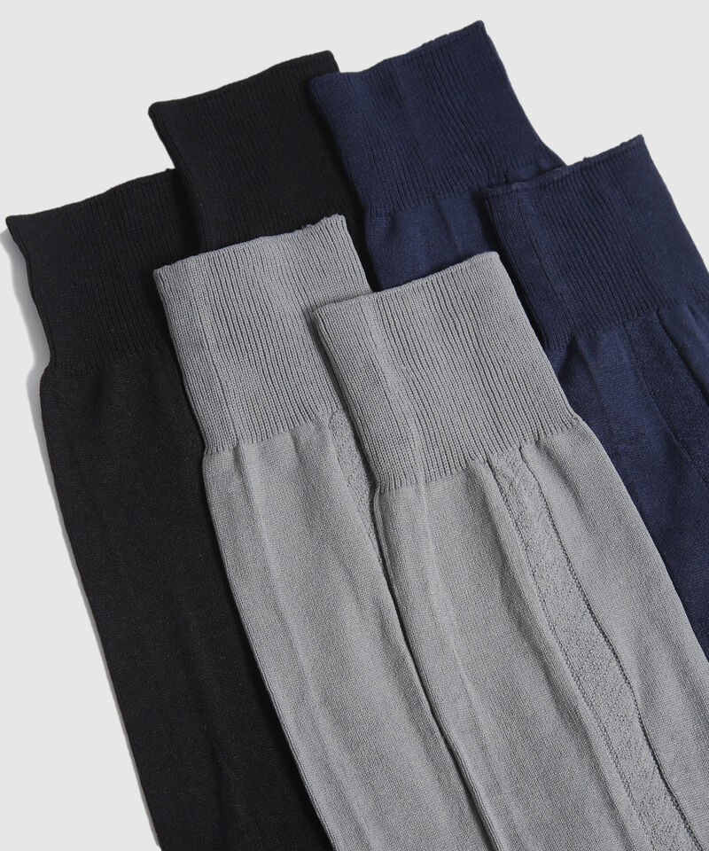 Pack x 3 Medias Largas en Nylon
