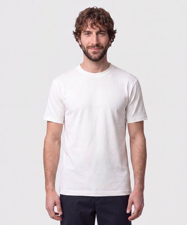 Camiseta Regular Fit Unicolor para Hombre image number null