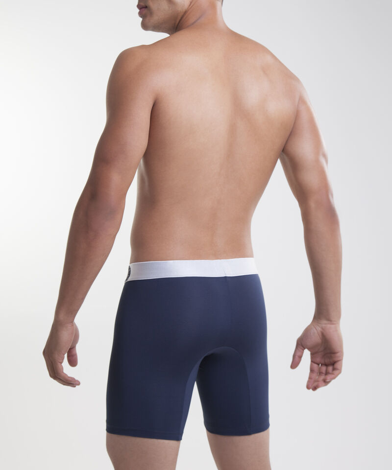 Boxer Para Hombre Con Elástico Estampado En Microfibra 