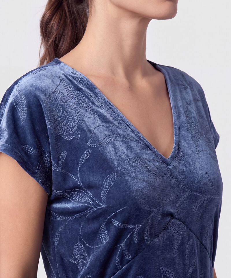 Vestido Largo Manga Sisa Para Mujer