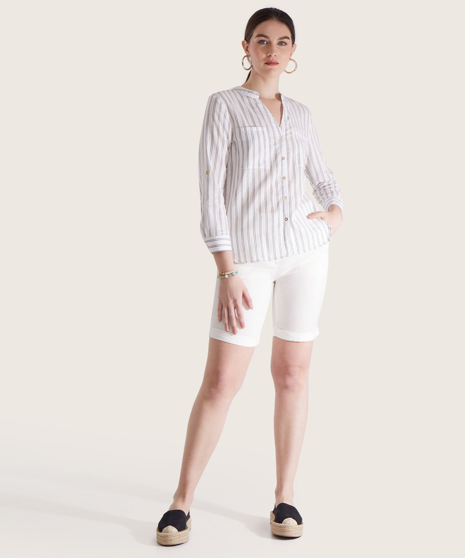 Blusa Manga Larga  Estampada