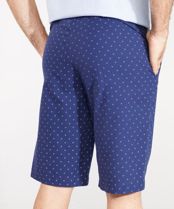Bermuda Estampada Tipo Chino Con Cordón Interno Ajustable