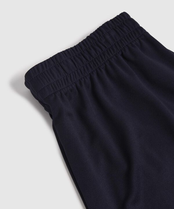 Bermuda Punto Unicolor Con Bolsillos image number null