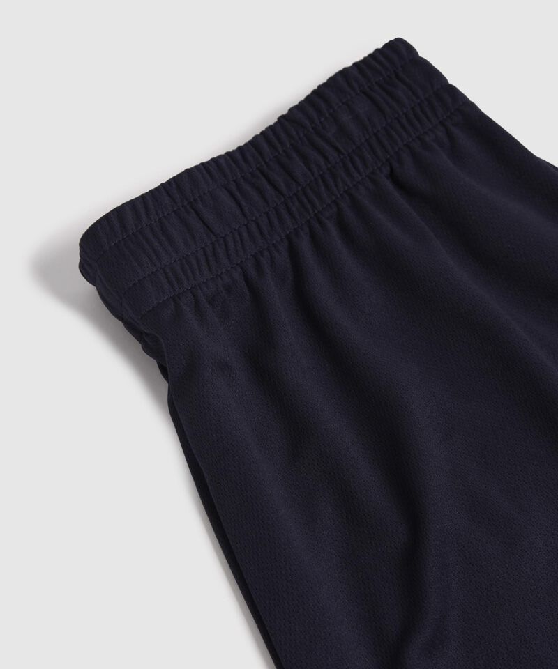 Bermuda Punto Unicolor Con Bolsillos