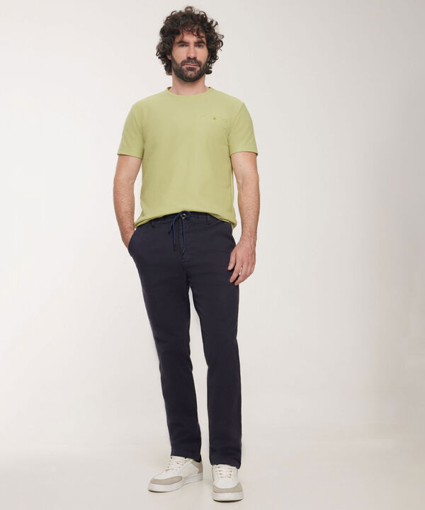 Pantalón Tipo Jogger Encauchado image number null