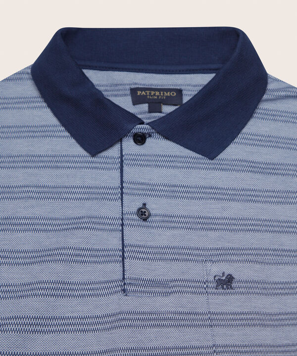Polo Cuello Tejido Con Bolsillo