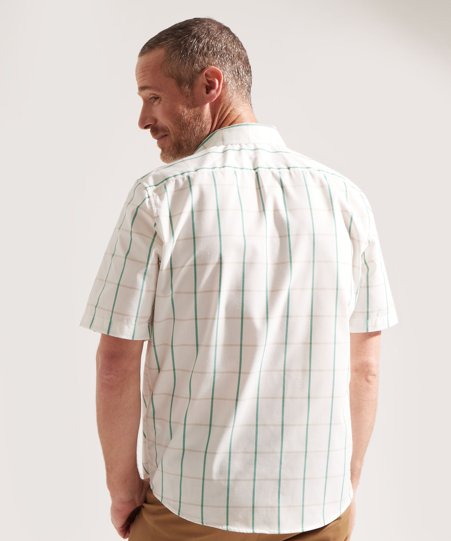 Camisa a Cuadros Manga Corta