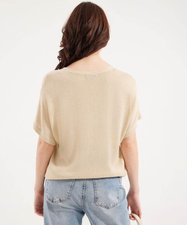Blusa Tejida con Escote en V image number null