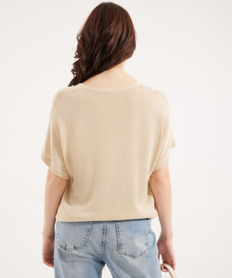 Blusa Tejida con Escote en V