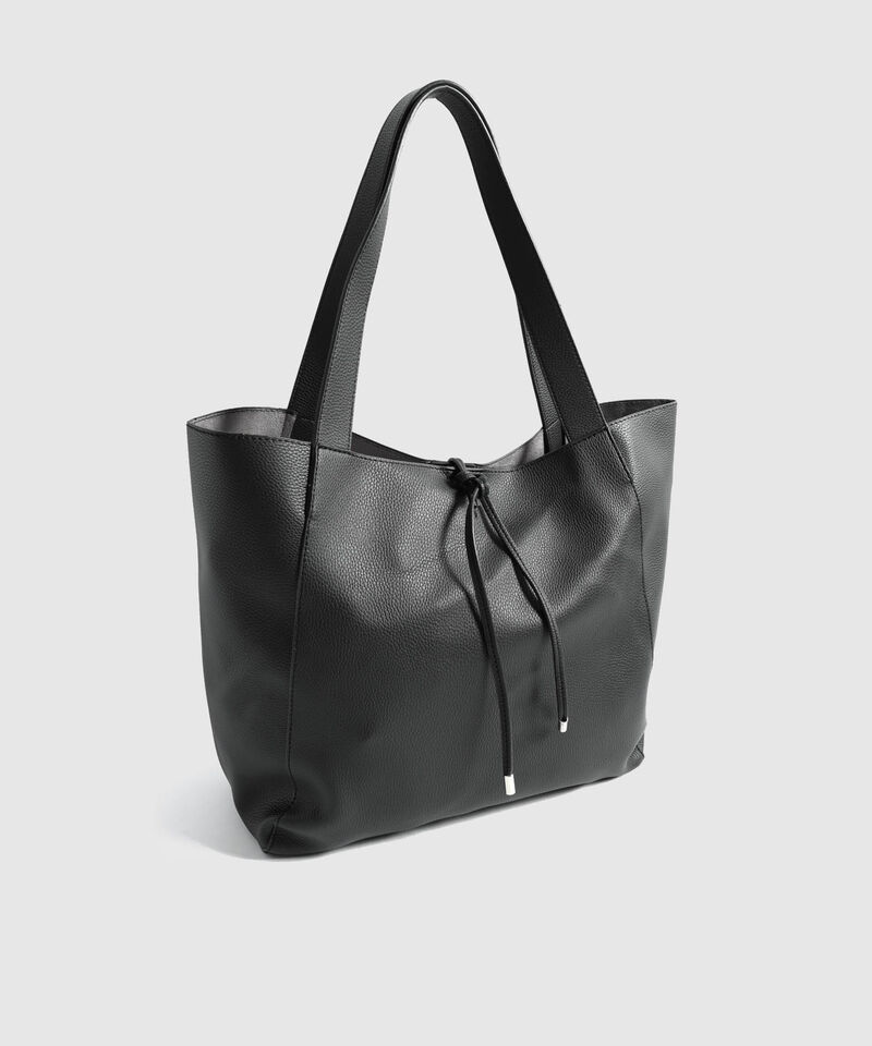 Bolso Unicolor Con Cierre Ajustable Mujer