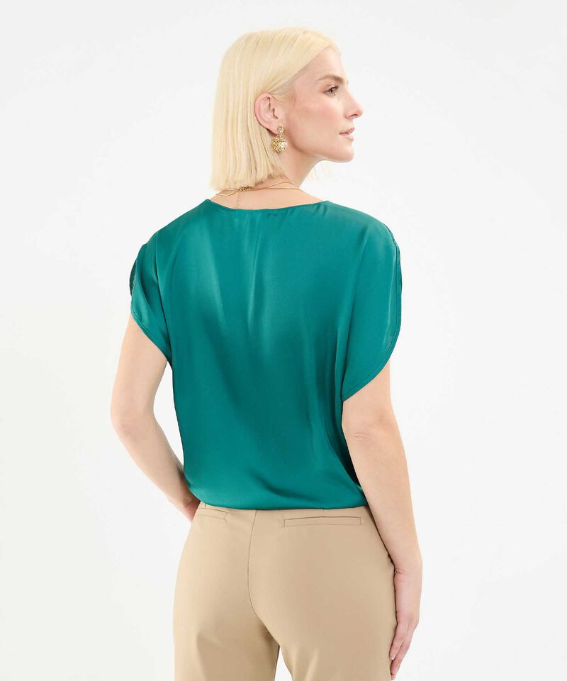 Blusa Manga Tipo Pétalo