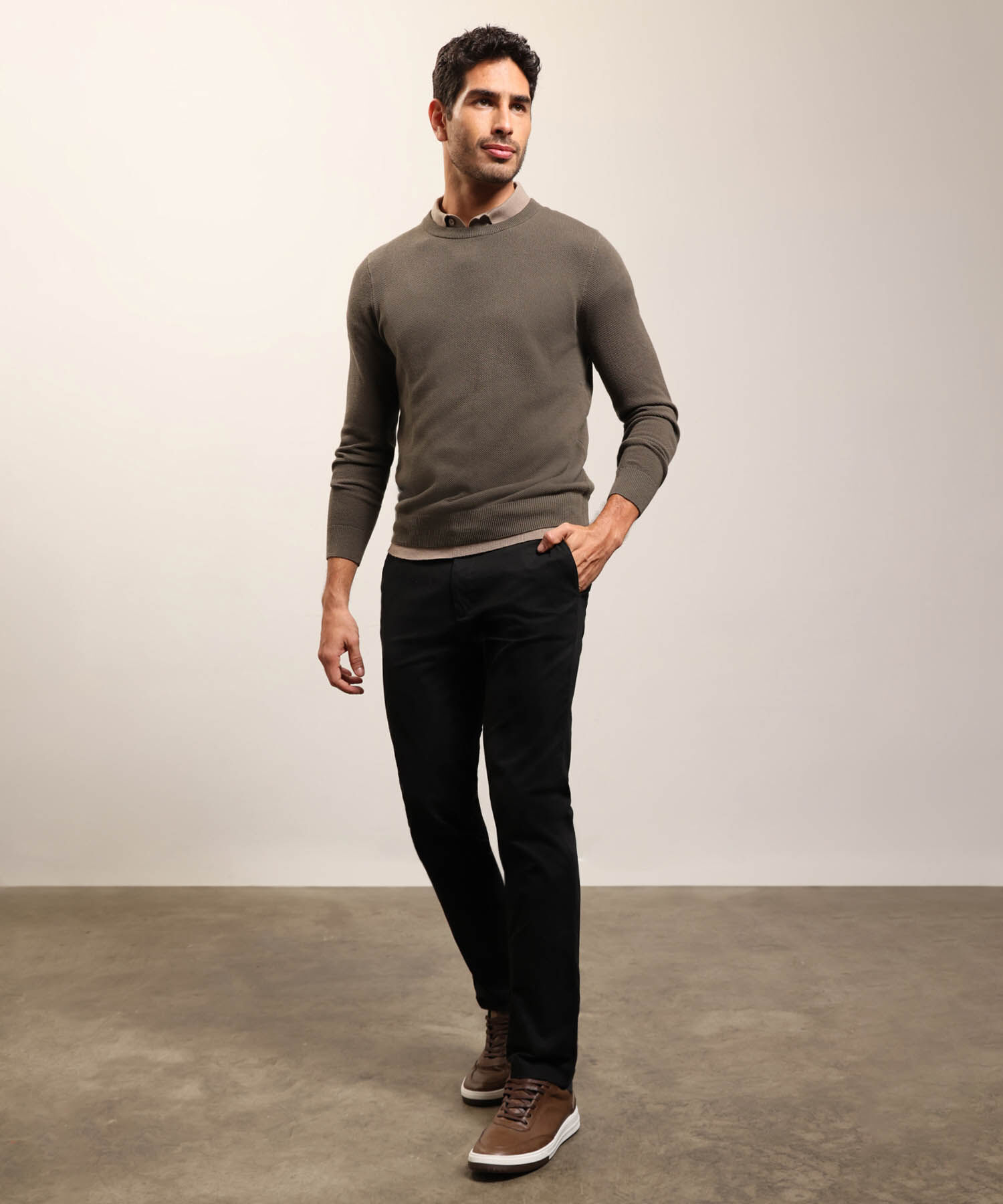 Polo Unicolor Manga Corta 