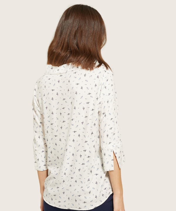 Camisa Estampada Escote en V image number null