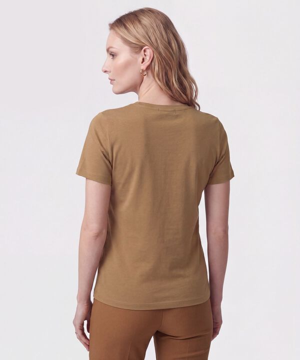 Camiseta De Cuello Redondo Para Mujer