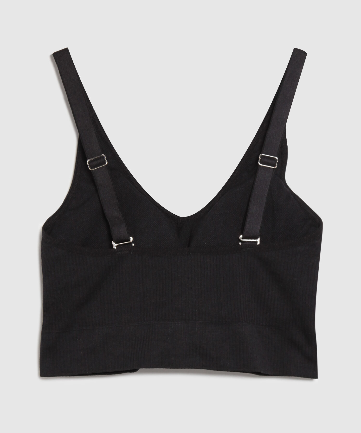 Top Top Seamless Escote V Con Tiras Ajustables